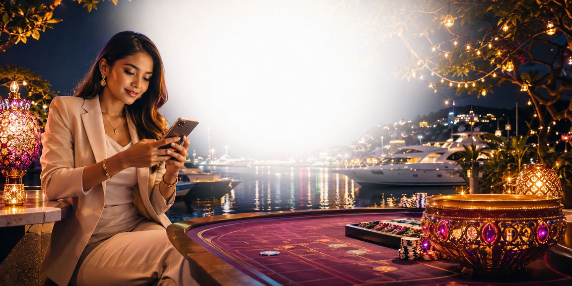 Suasana permainan baccarat bergaya tempatan di Langkawi